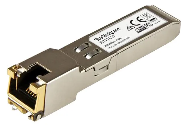 StarTech.com Gigabit RJ45 Kupfer SFP Transceiver Modul - HP J8177C kompatibel - 1000Base-T - Mini-GBIC SFP, Ansicht 5
