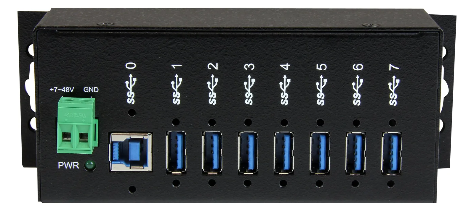 StarTech.com Industrieller 7 Port USB 3.0 Hub mit Überspannungsschutz, Ansicht 4