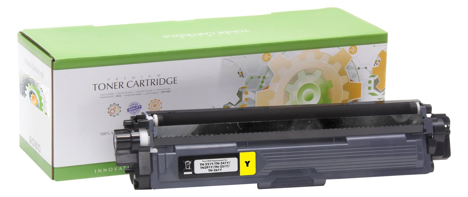 Static Control Gelb - kompatibel - wiederaufbereitet - Tonerpatrone (Alternative zu: Brother TN241Y)
