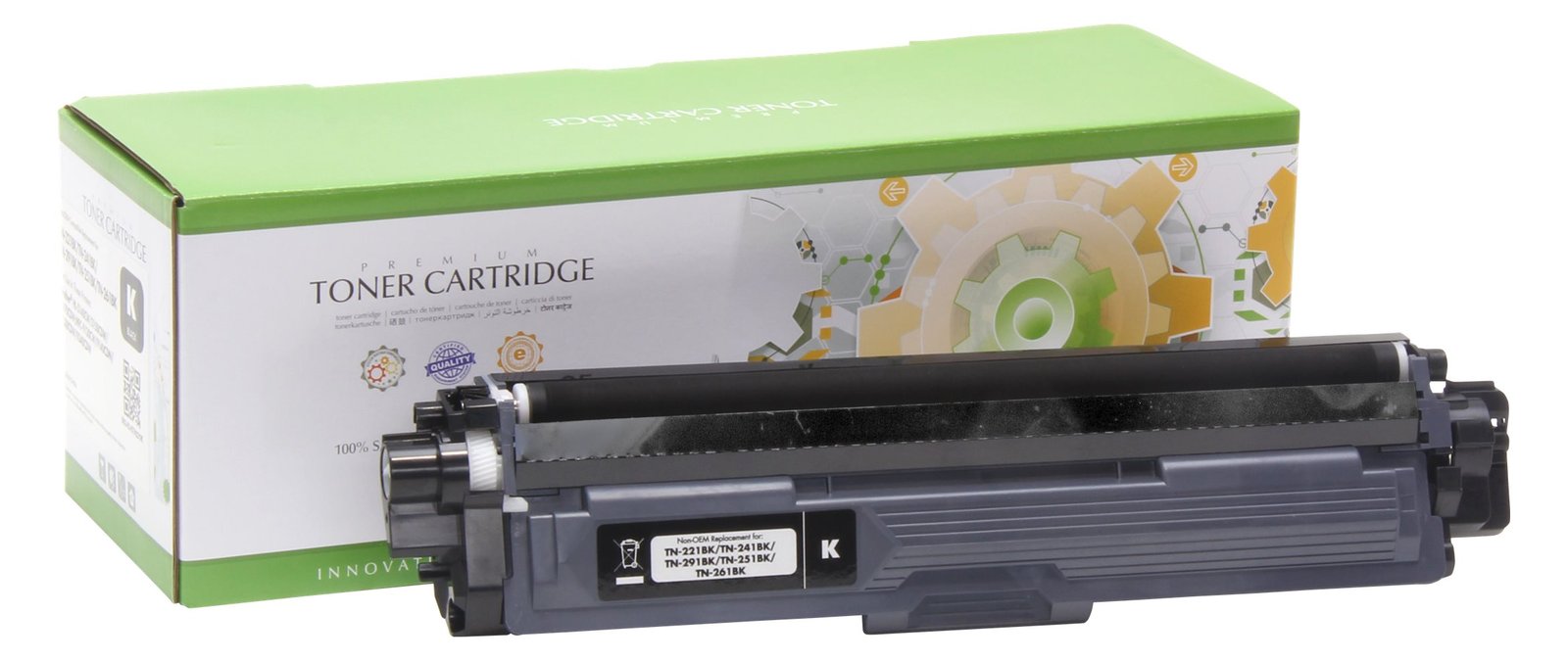 Static Control Schwarz - kompatibel - wiederaufbereitet - Tonerpatrone (Alternative zu: Brother TN241BK)