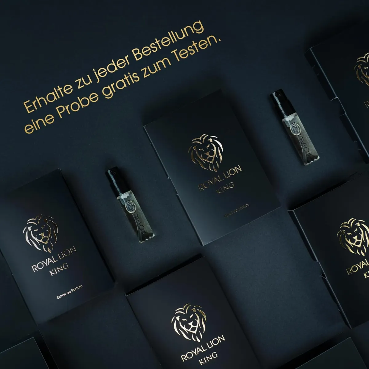 ROYAL LION KING Extrait de Parfum für Herren – Langanhaltend, intensiv, frisch-würzig & holzig – Luxuriöses Elixier für Männer — Bild 4