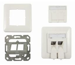 Synergy 21 S216330 - 2 x RJ-45 - Weiß - 80 mm - 80 mm von LumaTech