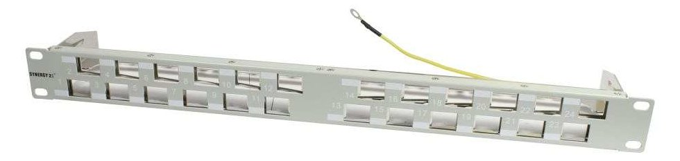 Synergy 21 S216360 - Grau Patch-Panel - RAL 7.035