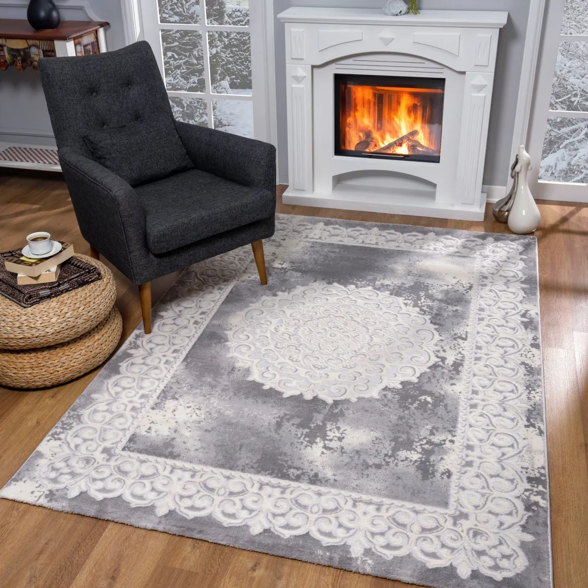 Teppich Harmony 3205, auch als Läufer und rund