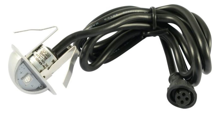 Synergy 21 S21-LED-L00022 Outdoor wall lighting 0.8W LED Schwarz - Silber Außenbeleuchtung