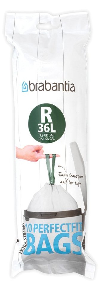 Brabantia 115622 - 36 l - Weiß - Hart-Polyethylen (HDPE) - 620 mm - 694 mm - 10 Stück(e)