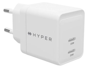 Targus HyperJuice - Netzteil - GaN - 35 Watt - QC 3.0, Power Delivery 3.0 + PPS - 2 Ausgänge (24 pin USB-C) von LumaTech