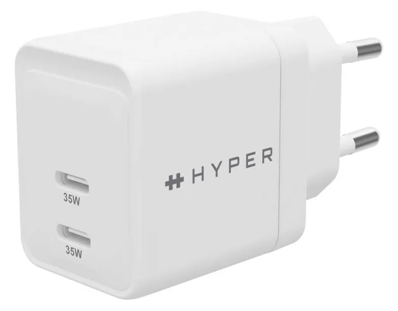 Targus HyperJuice - Netzteil - GaN - 35 Watt - QC 3.0, Power Delivery 3.0 + PPS - 2 Ausgänge (24 pin USB-C), Ansicht 2