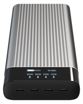 Targus HyperJuice HJ245B - Powerbank - USB-C - 27000 mAh - 245 Watt - PD 2.0, PD 3.0, QC 2.0, QC 3.0, Apple 2.4A von LumaTech