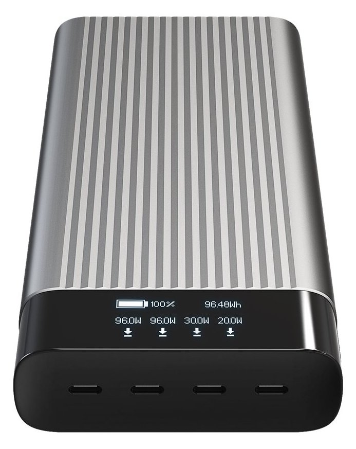 Targus HyperJuice HJ245B - Powerbank - USB-C - 27000 mAh - 245 Watt - PD 2.0, PD 3.0, QC 2.0, QC 3.0, Apple 2.4A