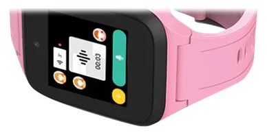 TCL Movetime Family Watch MT40 - Intelligente Uhr mit Band - Gummi - Handgelenkgröße: 135-200 mm - Anzeige 3.3 cm (1.3), Ansicht 2