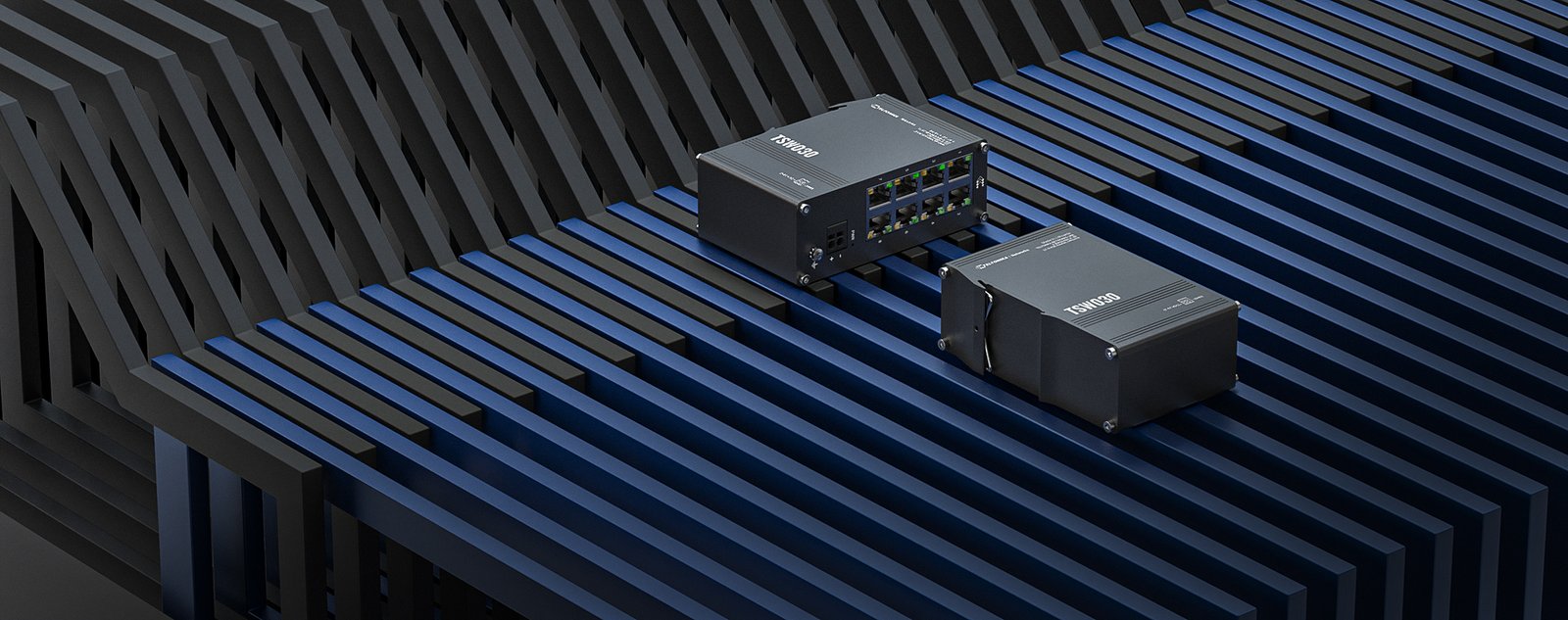Teltonika · Switch· TSW030 8 Port 10/100 Industrial unmanaged - Switch - 0,1 Gbps