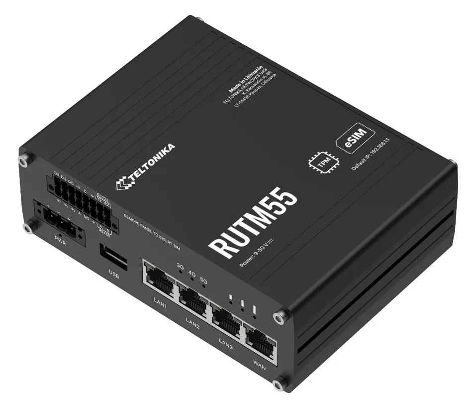 Teltonika RUTM55 - Wireless Router - WWAN 1GbE, Ansicht 4