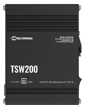 Teltonika TSW200 - Switch - an DIN-Schiene montierbar - PoE+ (240 W) von LumaTech