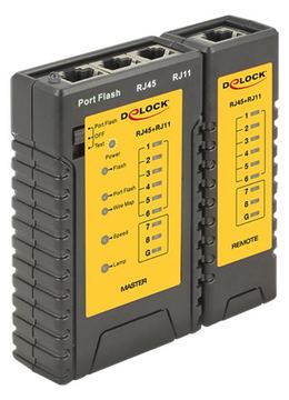 Delock Cable Tester + Portfinder - Netzwerktester-Set von LumaTech