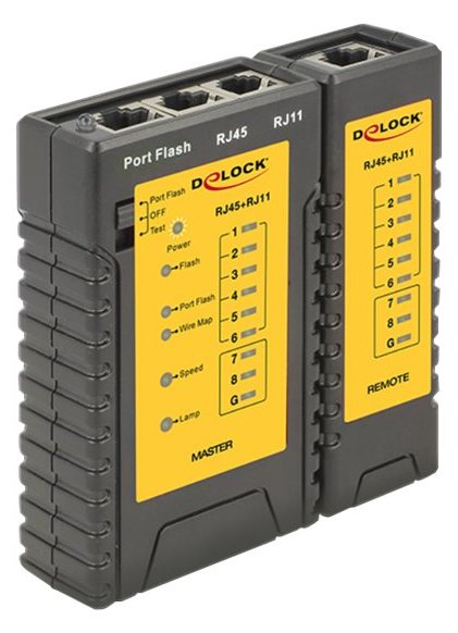 Delock Cable Tester + Portfinder - Netzwerktester-Set