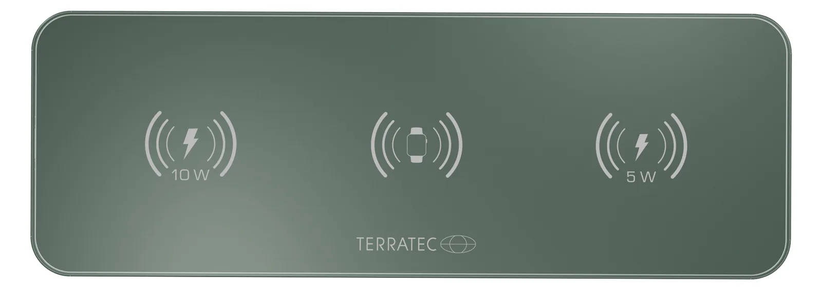 TerraTec ChargeAIR All green - Induktive Ladematte + AC-Netzteil - 10 Watt - 1.2 A, Ansicht 4
