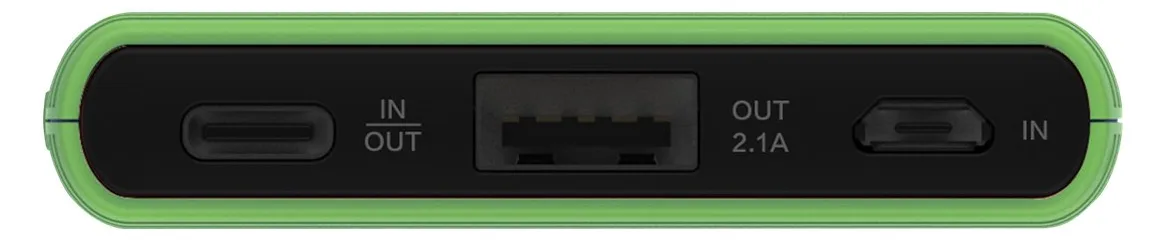 TerraTec P50 Pocket - Powerbank - 5000 mAh - 2.1 A - 2 Ausgabeanschlussstellen (USB, USB-C), Ansicht 3