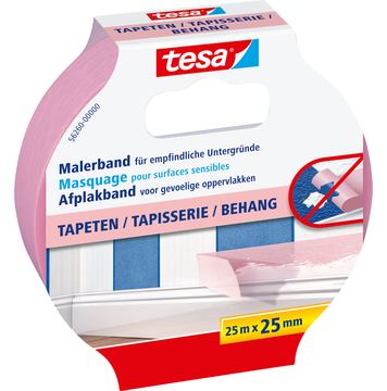 Tesa 56260 - Malerband Tapeten 25 m x 25 mm von LumaTech