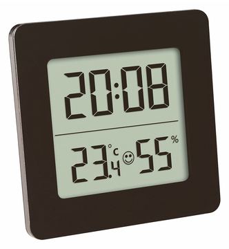 TFA Thermo-/Hygrometer Digital Schwarz von LumaTech