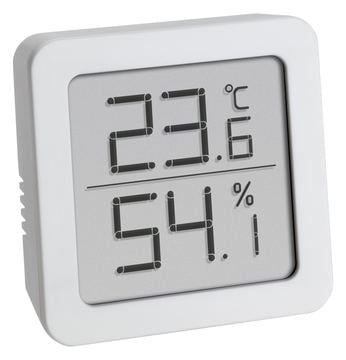TFA Thermo-Hygrometer - digital - weiß