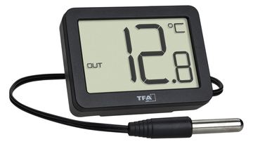TFA Thermometer - digital - Schwarz