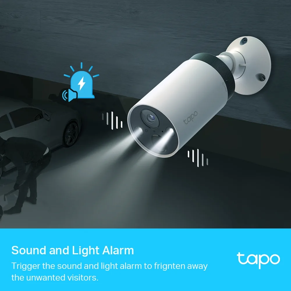 TP-LINK Tapo C420S1 - CCTV Sicherheitskamera - Innen & Außen - Kabellos - VGA - 25,4 / 3 mm (1 / 3 Zoll) - 113°, Ansicht 2