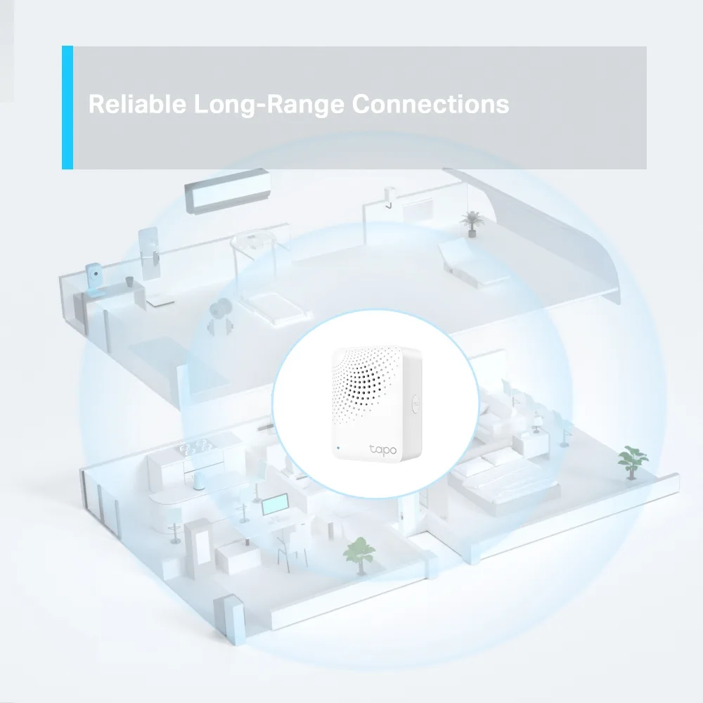 TP-LINK Tapo H100 V1 - Smart-Hub - mit Signalton - kabellos, Ansicht 4