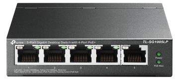 TP-LINK TL-SG1005LP - V1 - Switch - unmanaged - 5 x 10/100/1000 (4 PoE+) von LumaTech
