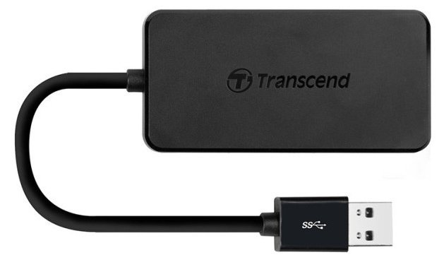 Transcend HUB2 - Hub - 4 x SuperSpeed USB 3.0