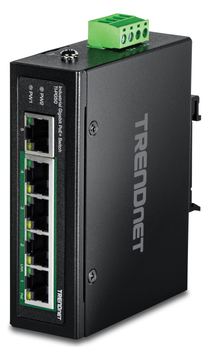 TRENDnet TI-PG50 - Unmanaged - Gigabit Ethernet (10/100/1000) - Vollduplex - Power over Ethernet (PoE) - Rack-Einbau - W von LumaTech