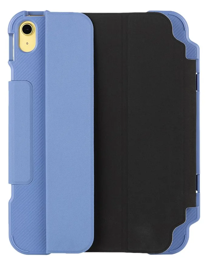 TUCANO Alunno - Flip-Hülle für Tablet - widerstandsfähig - recycelter Kunststoff, Thermoplastisches Polyurethan (TPU) - Hellblau, Ansicht 4