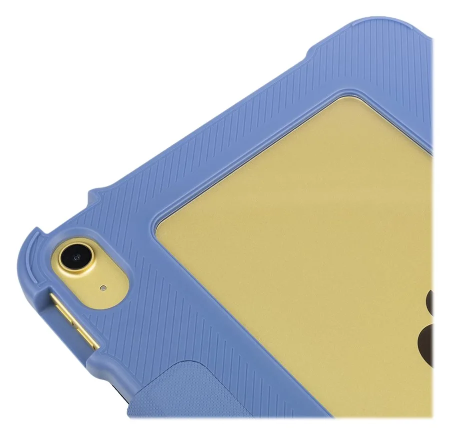TUCANO Alunno - Flip-Hülle für Tablet - widerstandsfähig - recycelter Kunststoff, Thermoplastisches Polyurethan (TPU) - Hellblau, Ansicht 5