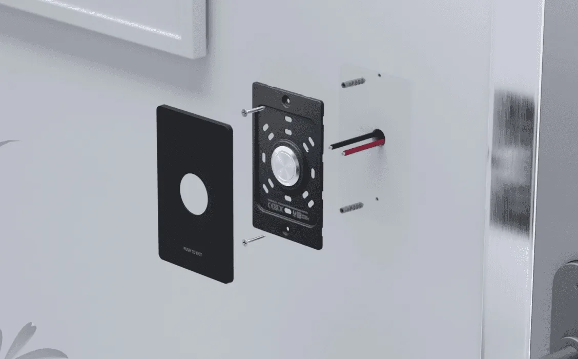 Ubiquiti Button designed for UniFi Access Hubs. Push-to-exit., Ansicht 3