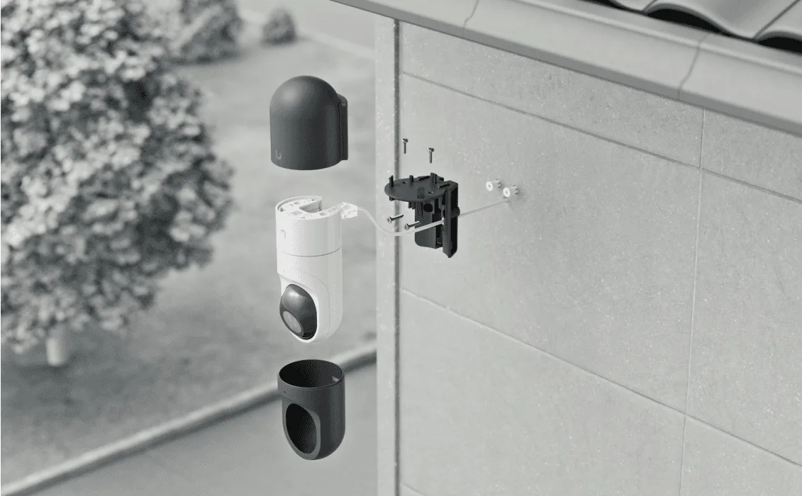UbiQuiti Kamera Montagesatz - Pfosten montierbar, geeignet für Wandmontage, Ansicht 3
