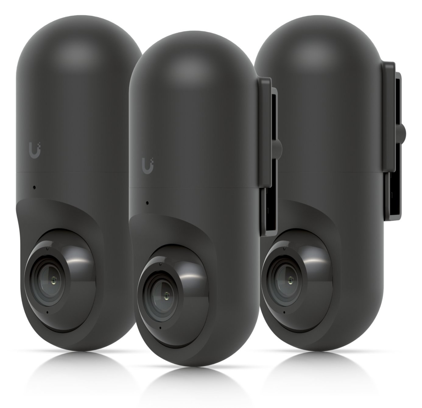 UbiQuiti Kamera Montagesatz - Pfosten montierbar, geeignet für Wandmontage - Schwarz (Packung mit 3)