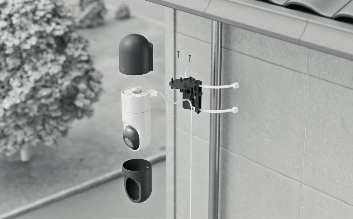 UbiQuiti Kamera Montagesatz - Pfosten montierbar, geeignet für Wandmontage - Schwarz (Packung mit 3), Ansicht 2