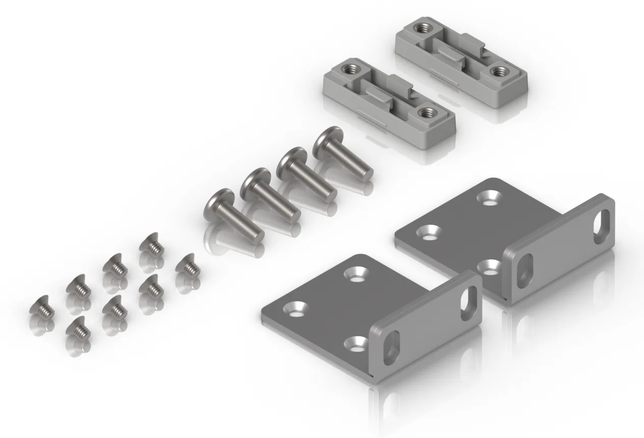 Ubiquiti Rack - Montageösen - kit - 1U, Ansicht 2