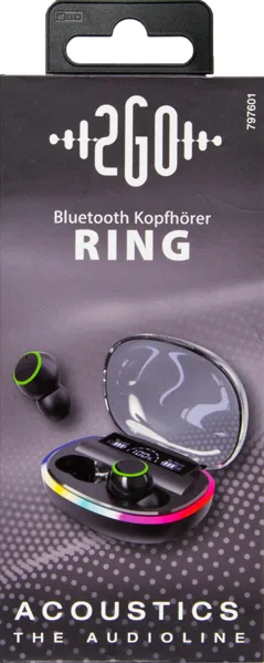 2GO Bluetooth Headset Acoustic Ring True Wireless Stereo - Headset - Stereo, Ansicht 4