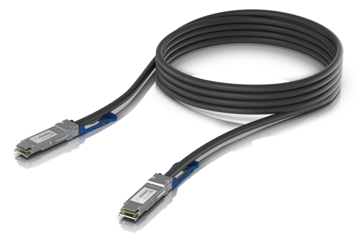Ubiquiti UniFi Direct Attach Copper Cable DAC• 100Gbps• 3m• QSFP28• - Kupferdraht