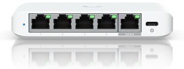 Ubiquiti UniFi Switch Flex Mini 2.5G - Switch - L2+ - managed - 4 x 2.5GBase-T + 1 x 2.5GBase-T (PoE) von LumaTech