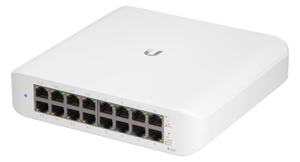 UbiQuiti UniFi Switch Lite USW-Lite-16-POE - Switch - managed - 16 x 10/100/1000 (8 PoE+)