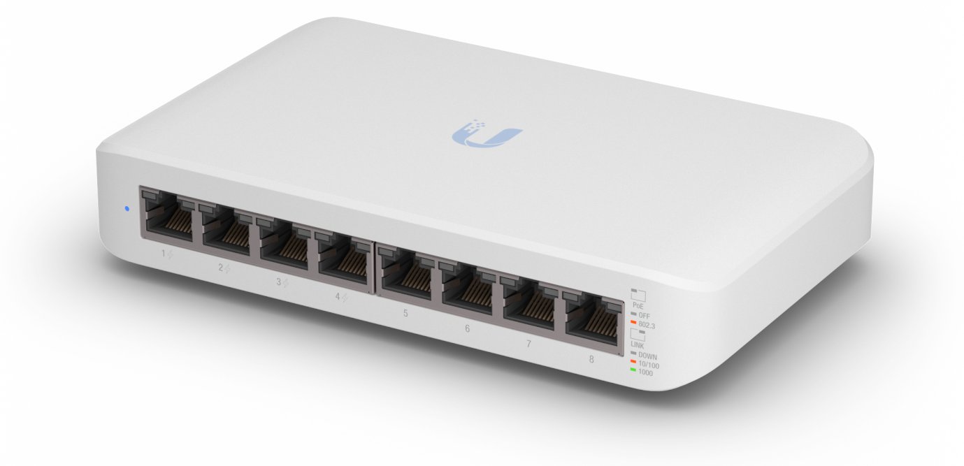 UbiQuiti UniFi Switch Lite USW-Lite-8-POE - Switch - managed - 8 x 10/100/1000 (4 PoE+)