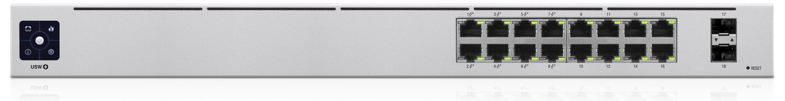 UbiQuiti UniFi Switch USW-16-POE - Switch - managed - 16 x 10/100/1000 (8 PoE+)