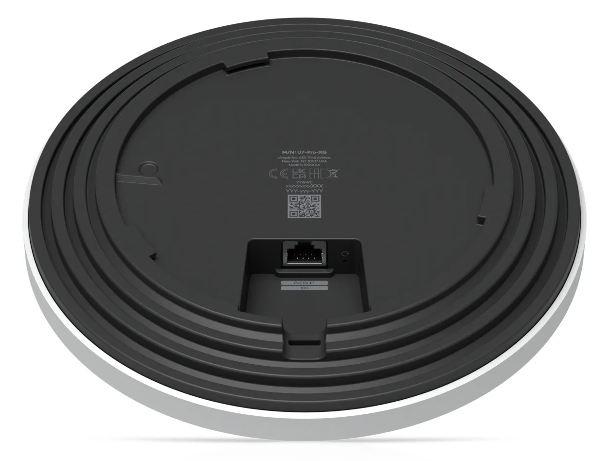 Ubiquiti UniFi U7 Pro XG - Accesspoint - 2.5GbE, 5GbE, 10GbE, Wi-Fi 7, Ansicht 4