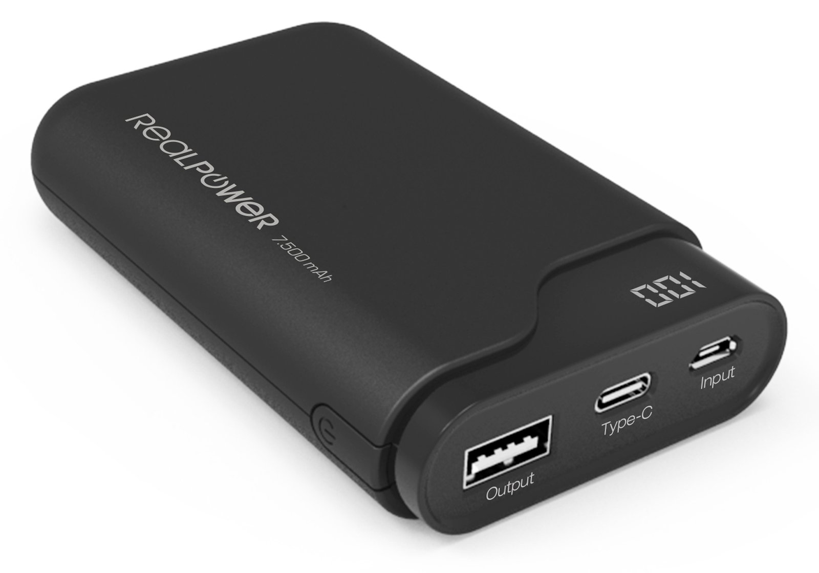 Ultron Powerbank RealPower PB-7500C schwarz von LumaTech