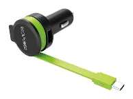 Ultron Realpower - Auto-Netzteil - 4.8 A - 2 Ausgabeanschlussstellen (USB, 24 pin USB-C), Ansicht 2