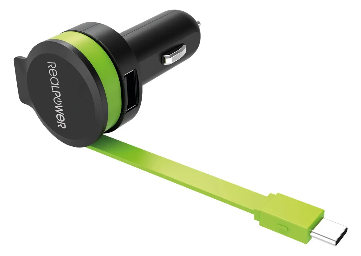 Ultron Realpower - Auto-Netzteil - 4.8 A - 2 Ausgabeanschlussstellen (USB, 24 pin USB-C), Ansicht 4