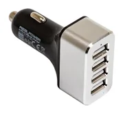 Ultron Realpower 4-Port USB car charger - Auto-Netzteil - 2400 mA - 4 Ausgabeanschlussstellen (4 x USB), Ansicht 3