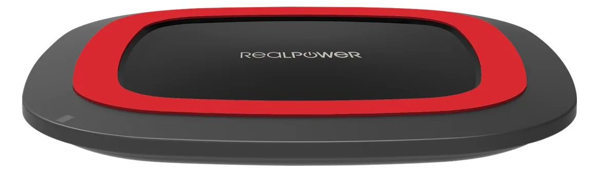 Ultron Realpower FreeCharge-10 - Kabelloses Ladegerät + AC-Netzteil - Schwarz-Rot, Ansicht 4